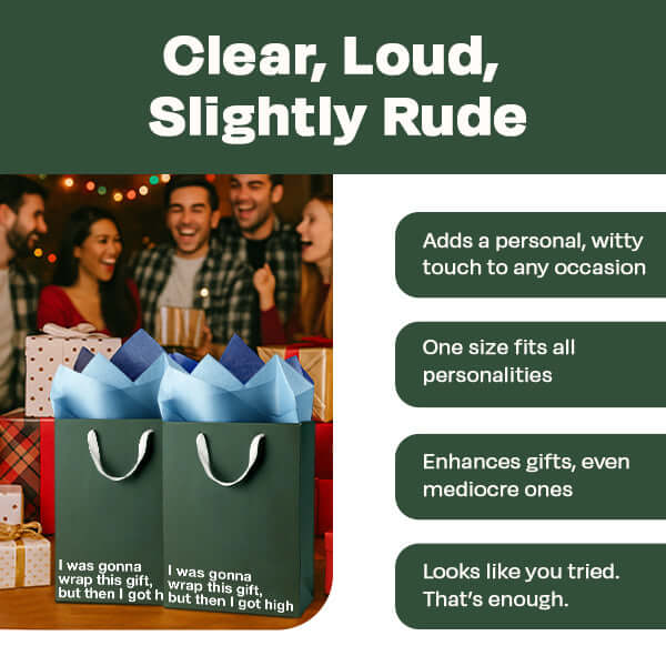"But then I got high" Funny Stoner Gift Bag - Image 4