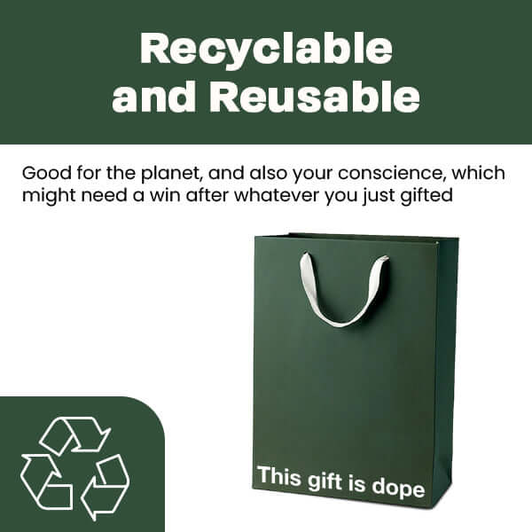 "This gift is dope" Funny Stoner Gift Bag - Image 5